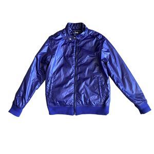 Southpole Puffer Jacket Mens L Purple Lightweight Lined Outdoor Y2K Casual